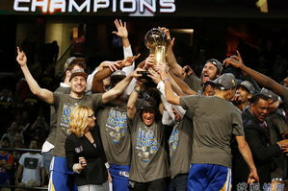勇士队夺冠照片